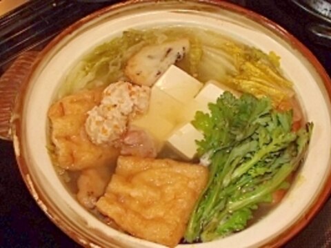 寒い時はやっぱりお鍋 鶏団子鍋 レシピ 作り方 By ミーコさん52 楽天レシピ